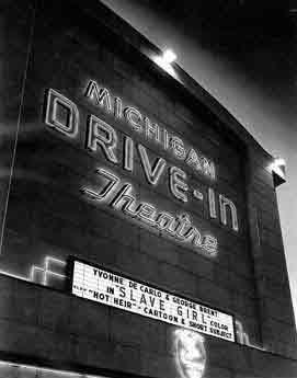 Michigan Drive-In Theatre - Screen - Photo From Rg (newer photo)